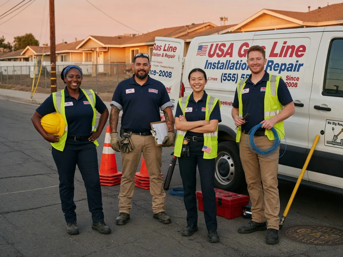 Gas Line Installation company in Middletown, CA